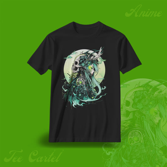 Skull Girl!! Anime T-shirt Women