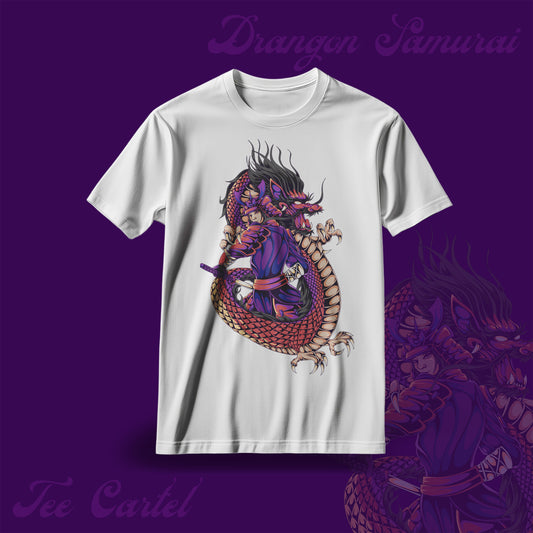 Dragon Samurai!! Classic Anime T-shirt for Men