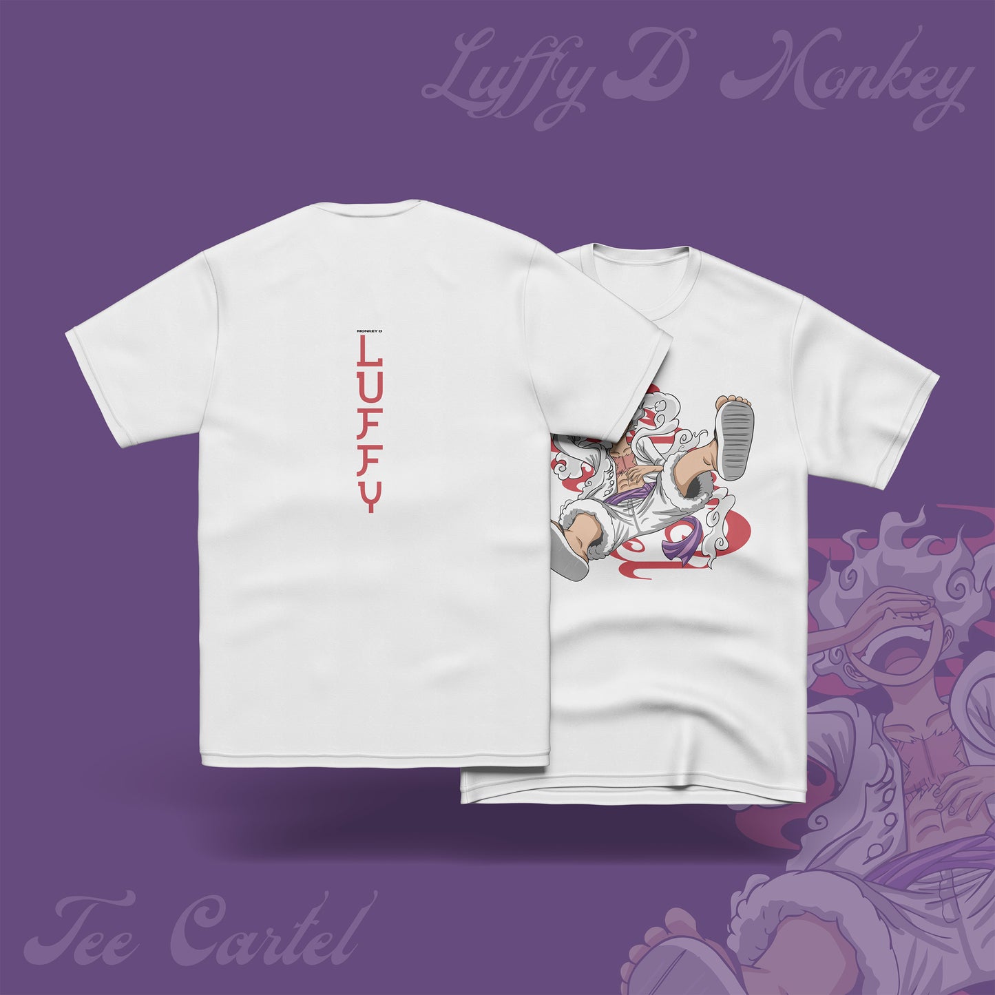 Luffy D. Monkey!! Unisex Oversized T-Shirt