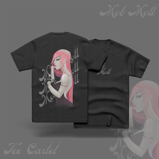 Mob Moll!! Anime Unisex Oversized T-Shirt