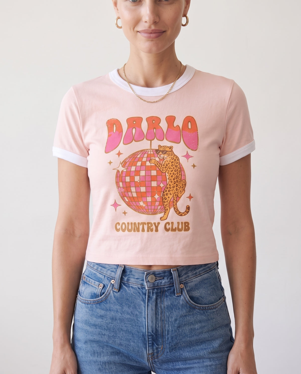 Darlo Country Club Baby Ringer Tee