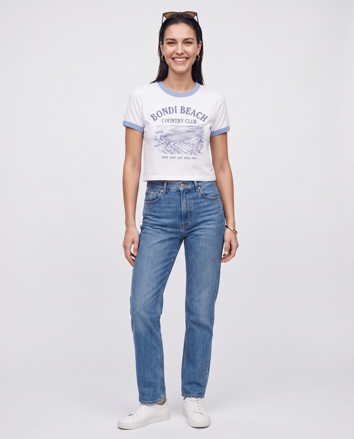 Bondi Beach Country Club Baby Ringer Tee