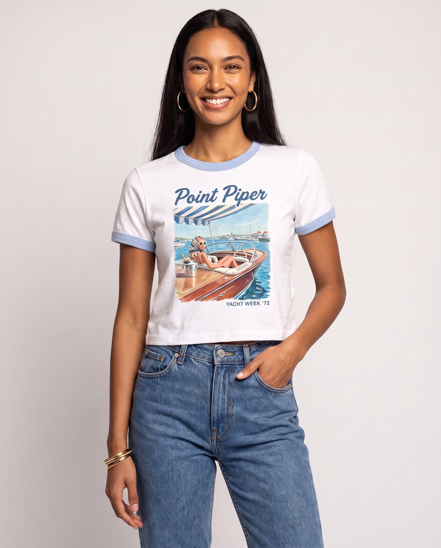 Point Piper Baby Ringer Tee