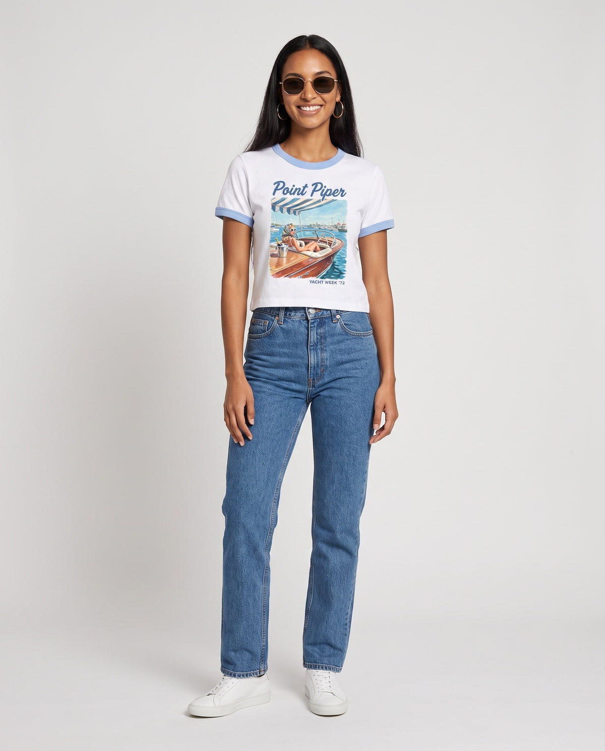 Point Piper Baby Ringer Tee