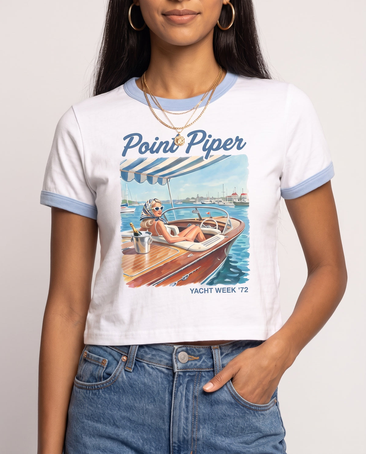 Point Piper Baby Ringer Tee
