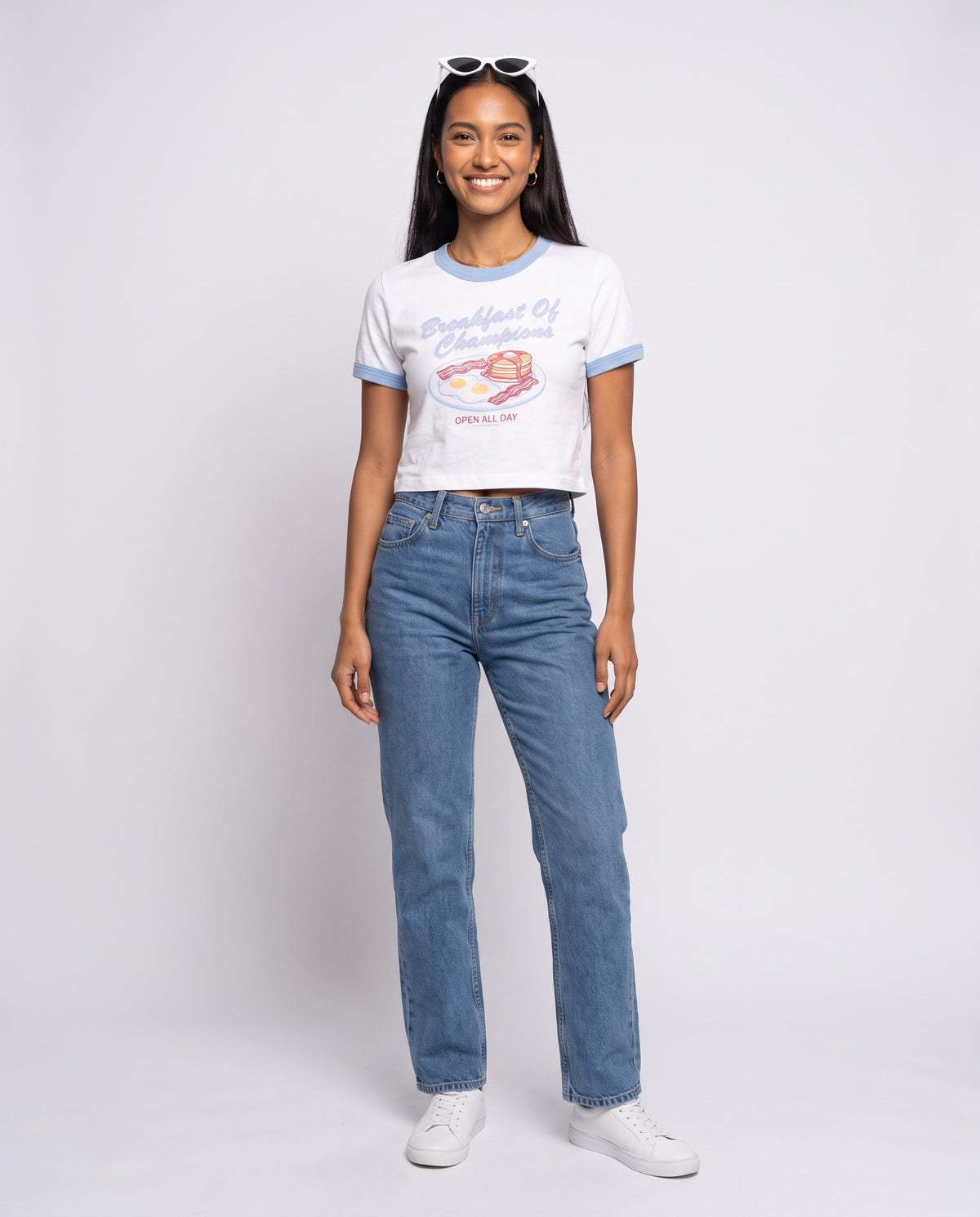 Breakfast Of Champions Baby Ringer Tee