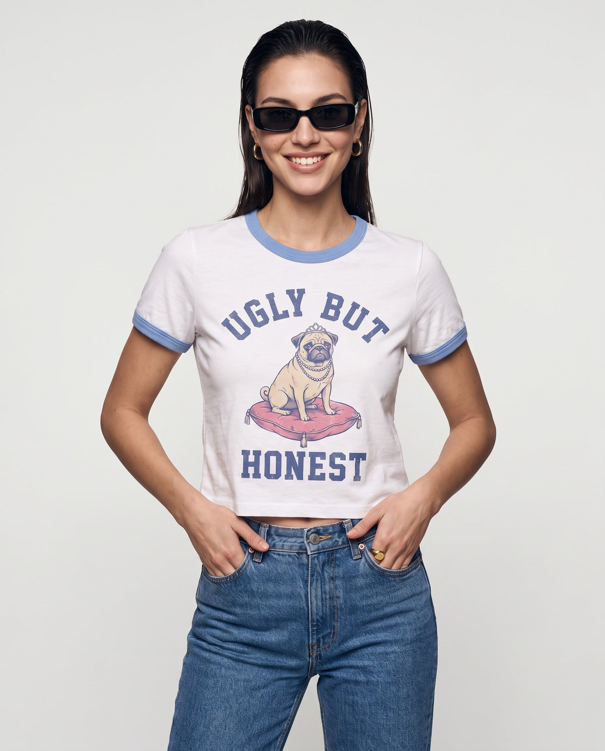 Ugly But Honest Baby Ringer Tee