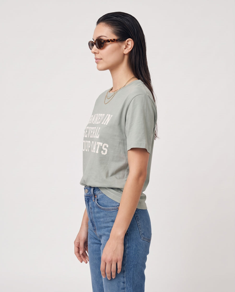 Banned In Several Group Chats Tee · Bean Green