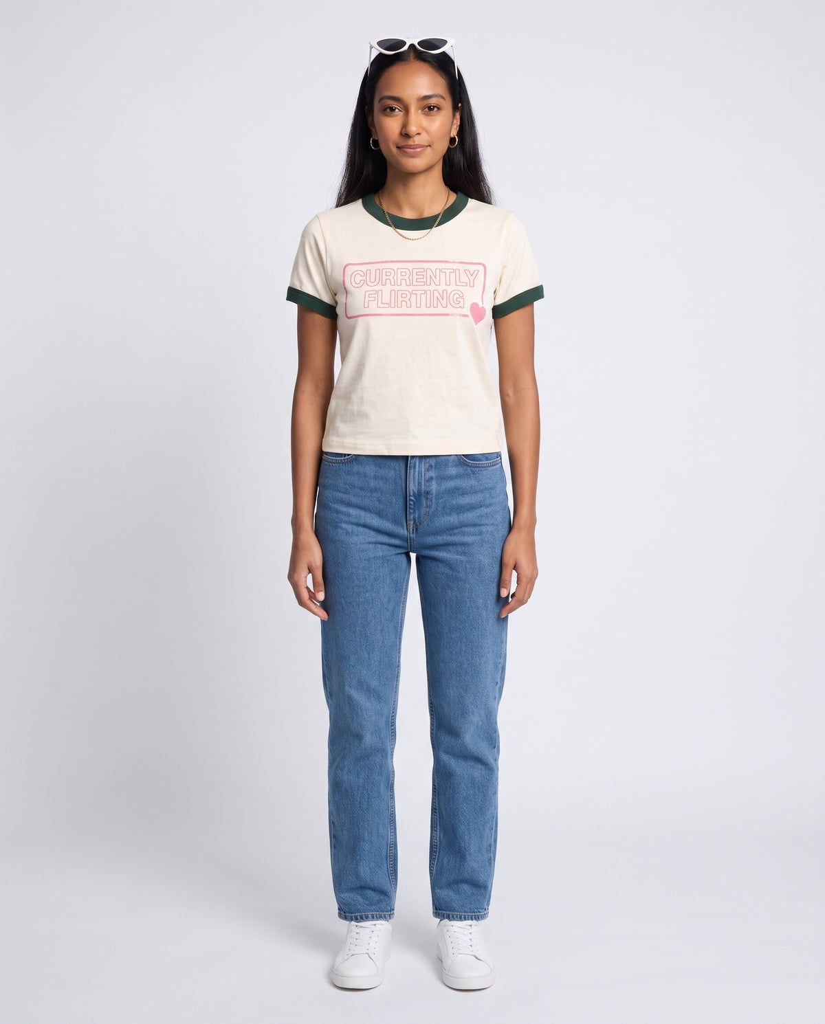 Currently Flirting Ringer Tee
