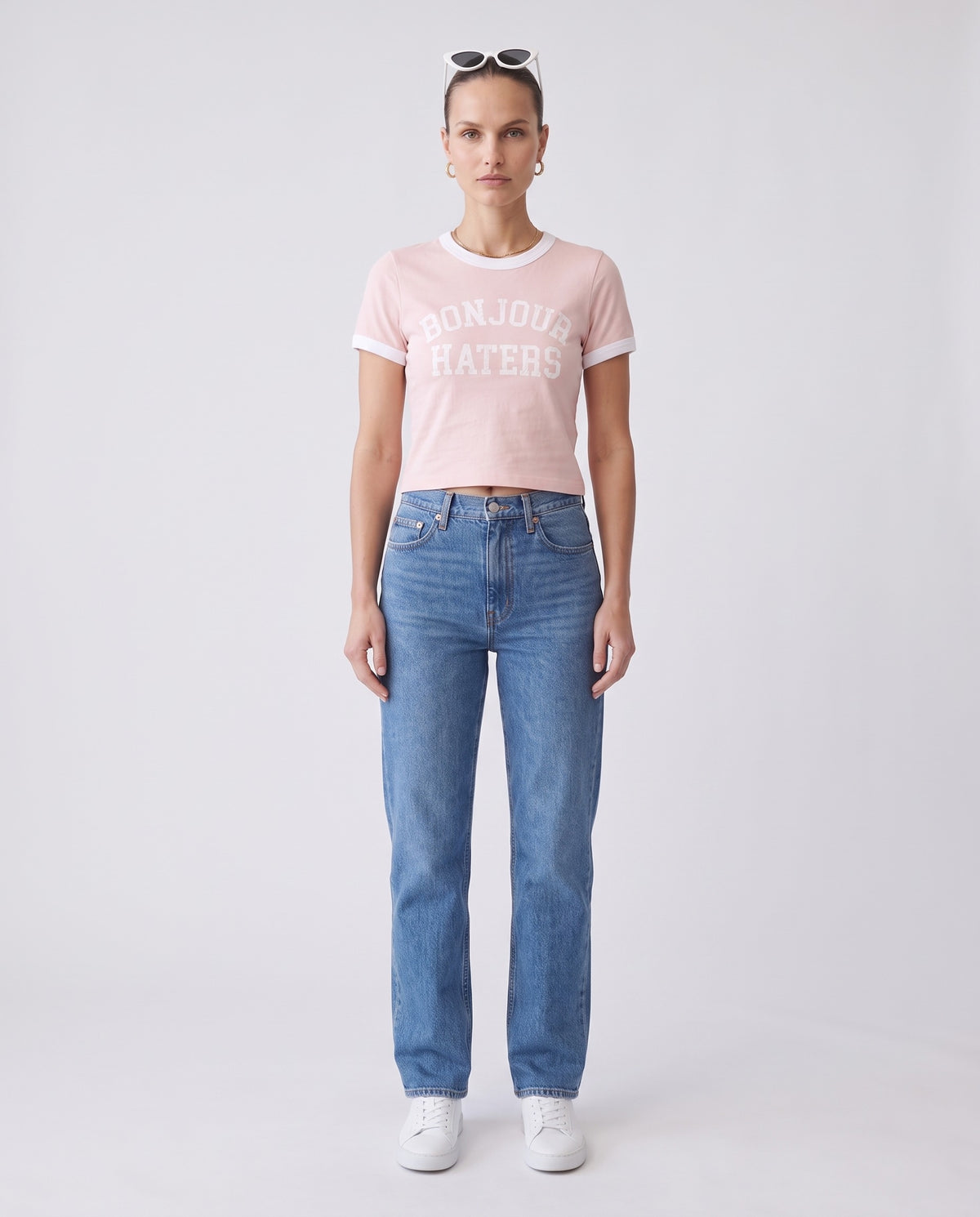 Bonjour Haters Baby Ringer Tee