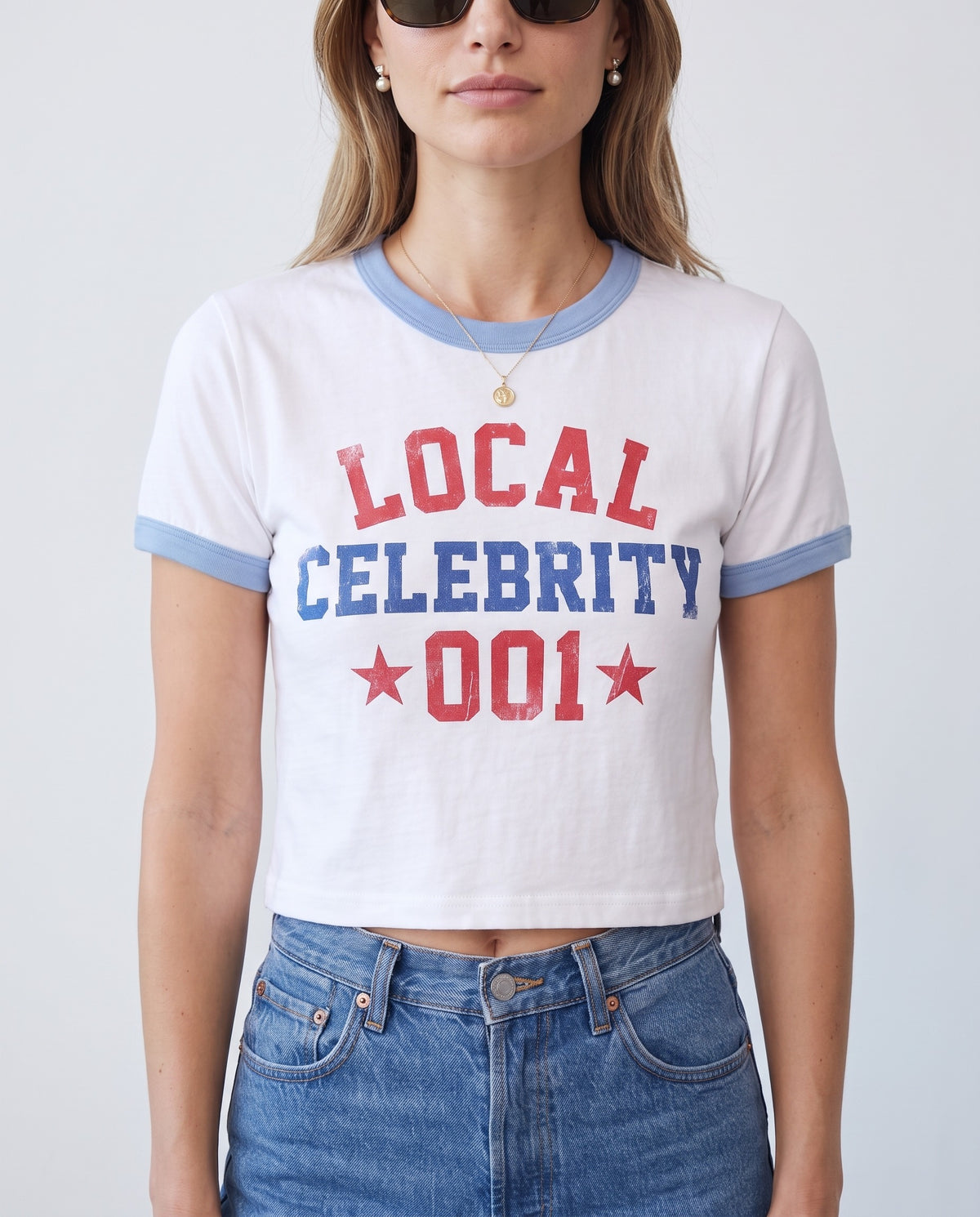 Local Celebrity Baby Ringer Tee