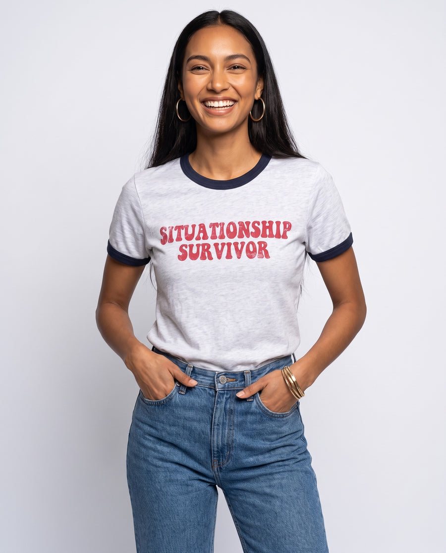 Situationship Survivor Ringer Tee