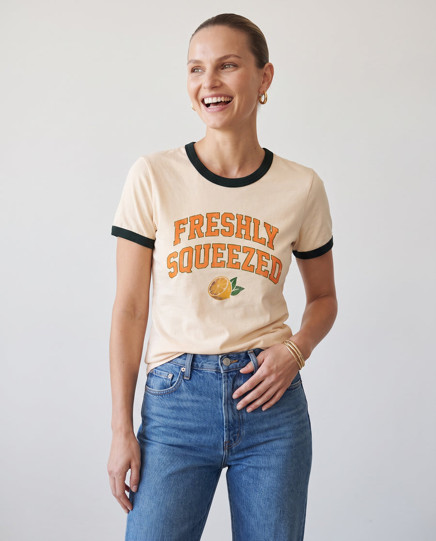 Freshly Squeezed Ringer Tee