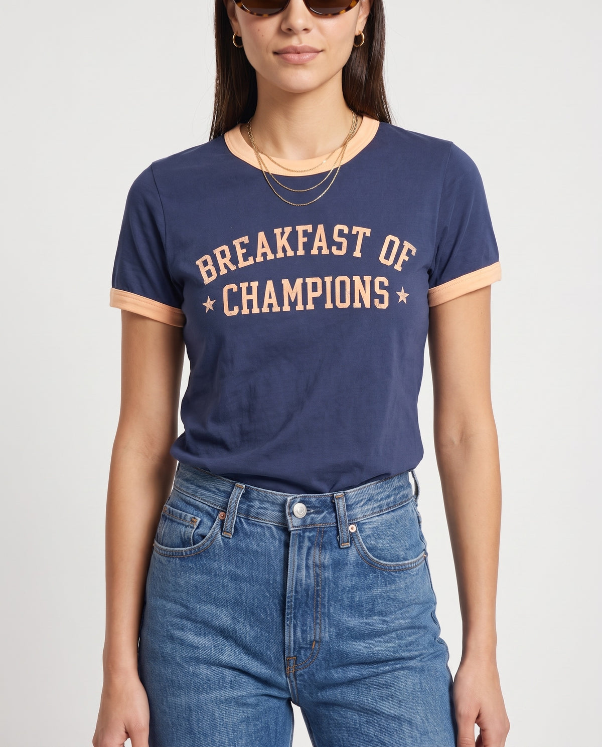Breakfast Of Champions Ringer Tee