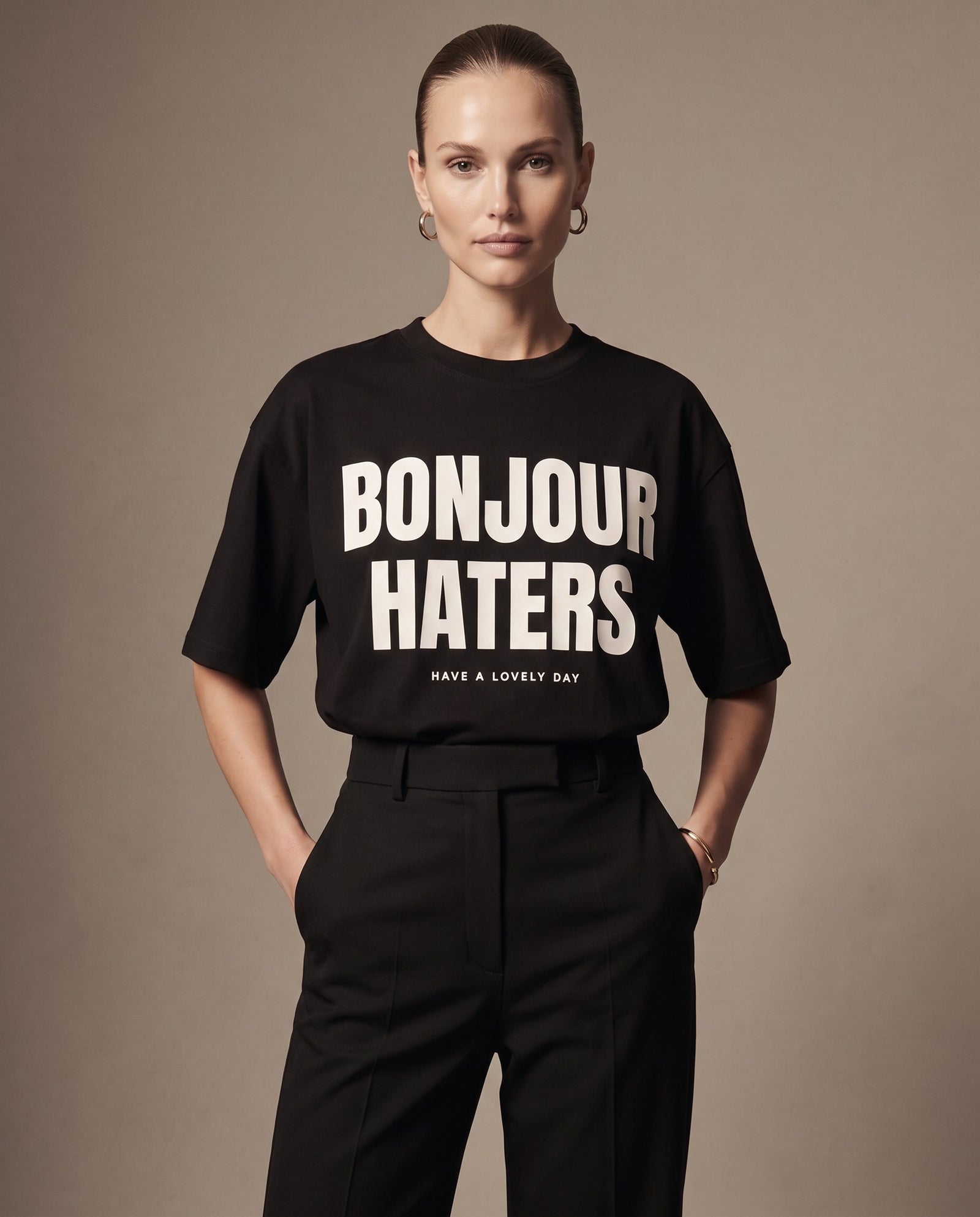 Bonjour Haters Tee