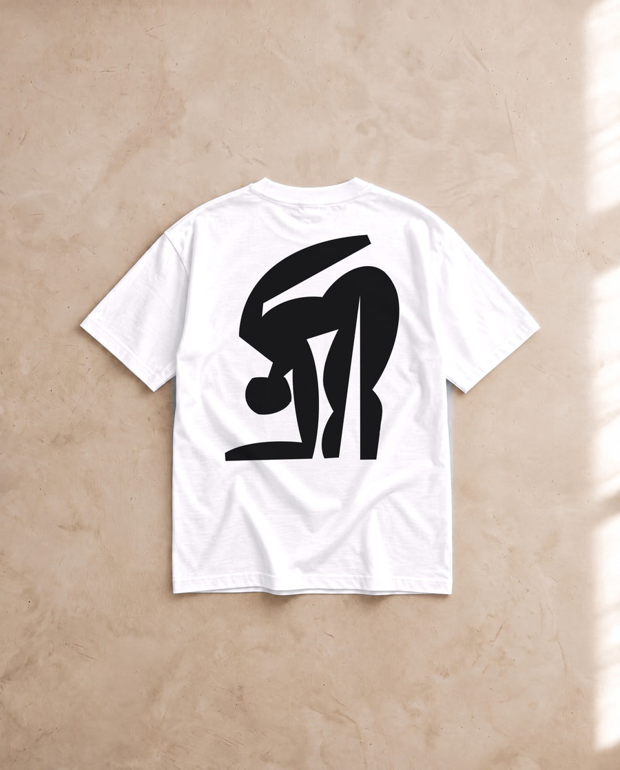 Femme Bending Tee · Mikey Freedom x Tee Cartel · Black Ink