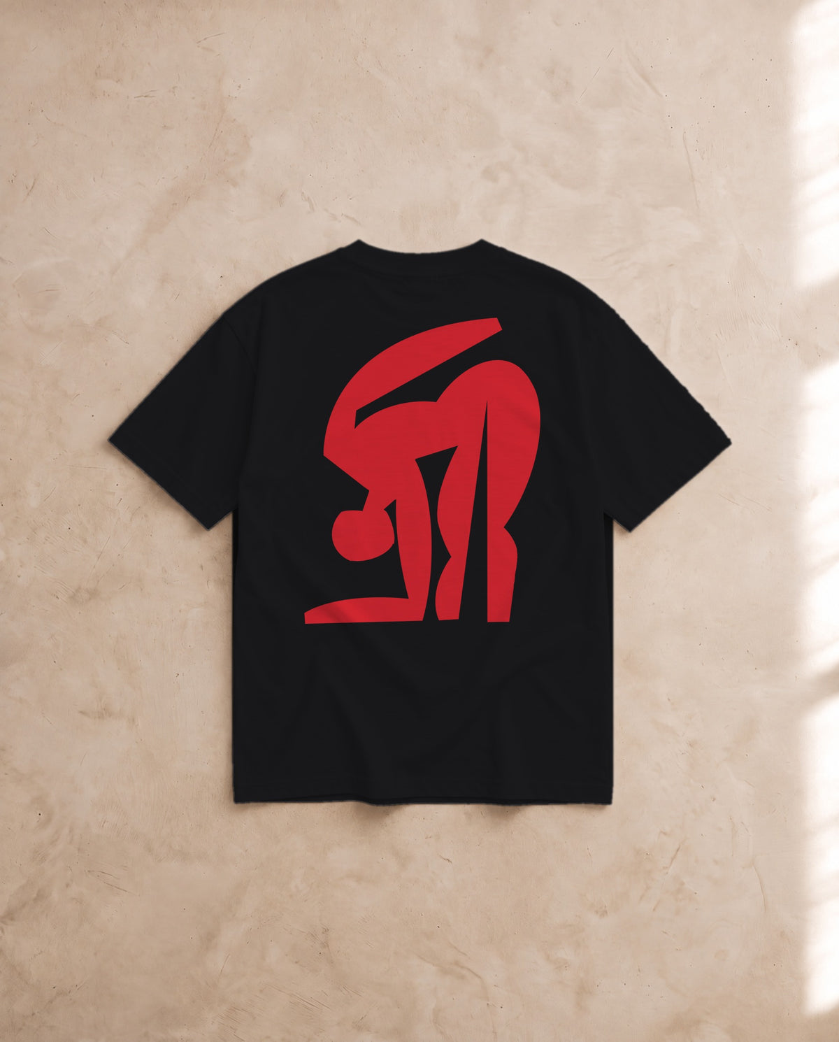Femme Bending Tee · Mikey Freedom x Tee Cartel · Red Ink