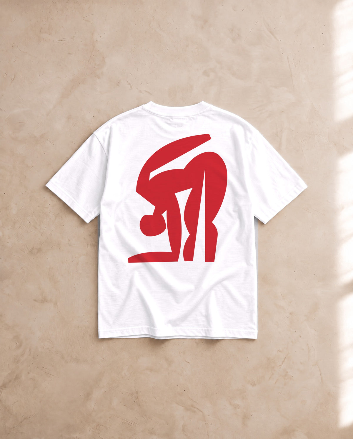Femme Bending Tee · Mikey Freedom x Tee Cartel · Red Ink