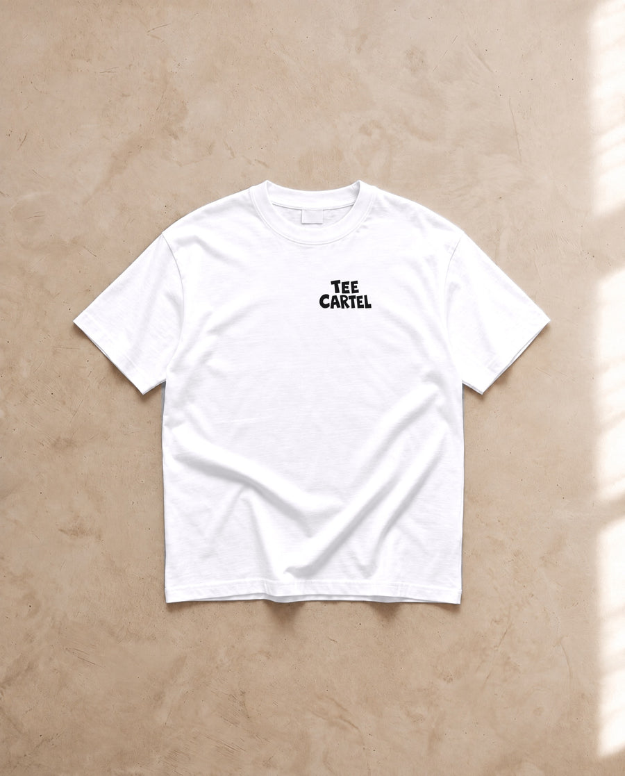 Femme Seated Tee · Mikey Freedom x Tee Cartel · Black Ink