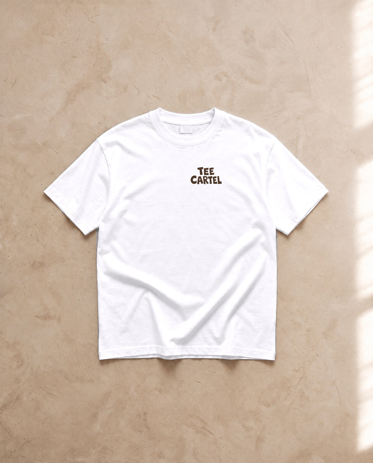 Femme Seated Tee · Mikey Freedom x Tee Cartel · Chocolate Ink