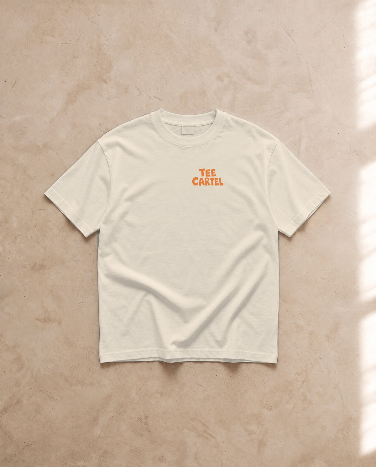 Femme Bending Tee · Mikey Freedom x Tee Cartel · Orange Ink