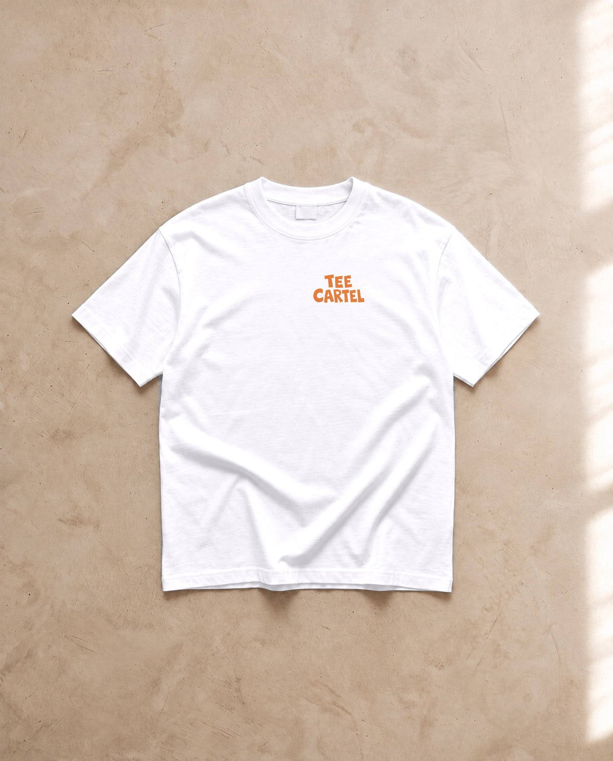 Femme Seated Tee · Mikey Freedom x Tee Cartel · Orange Ink