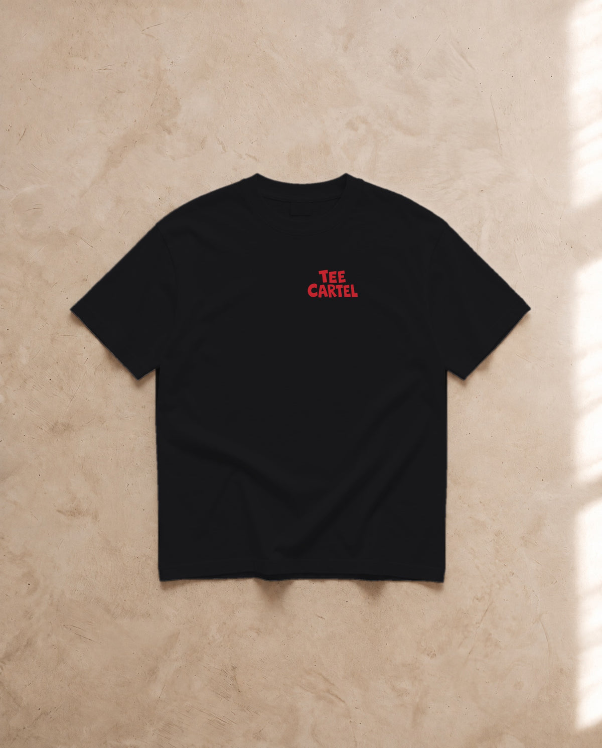 Femme Seated Tee · Mikey Freedom x Tee Cartel · Red Ink