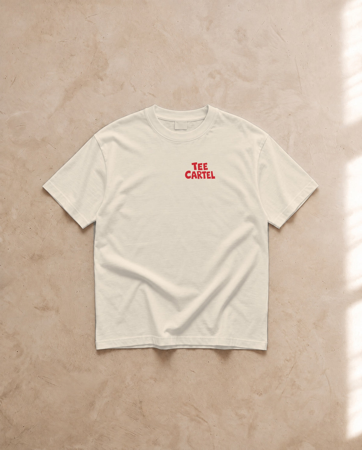 Femme Bending Tee · Mikey Freedom x Tee Cartel · Red Ink