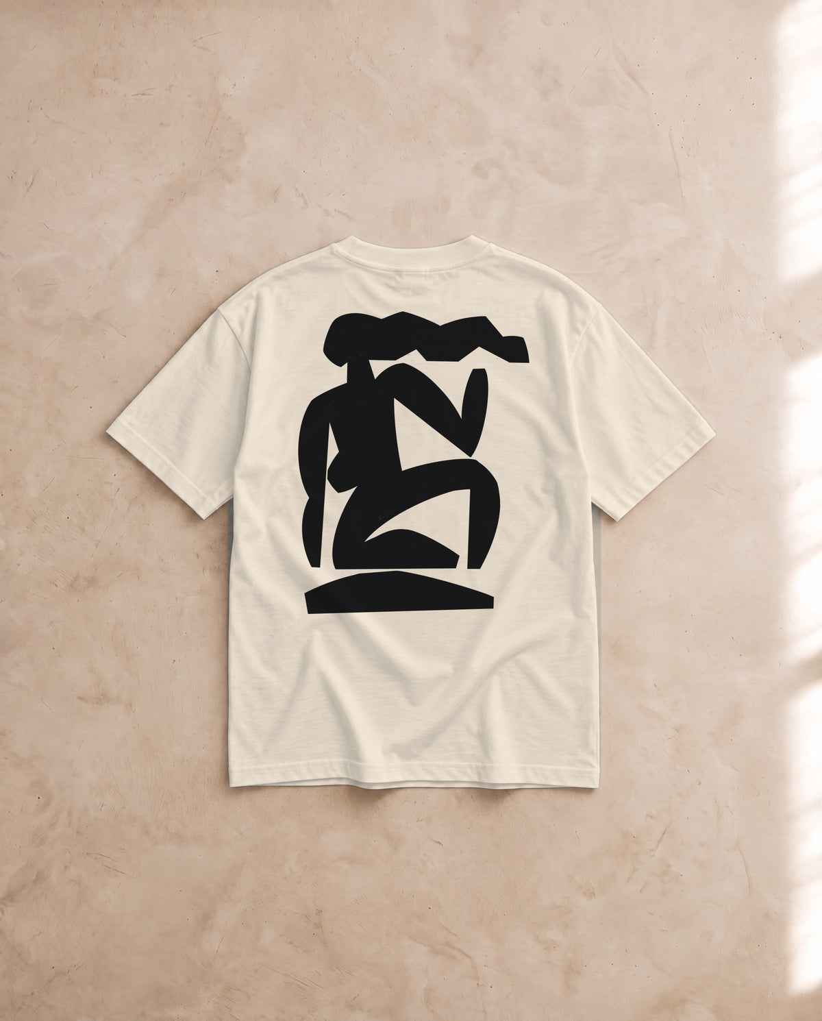 Femme Seated Tee · Mikey Freedom x Tee Cartel · Black Ink