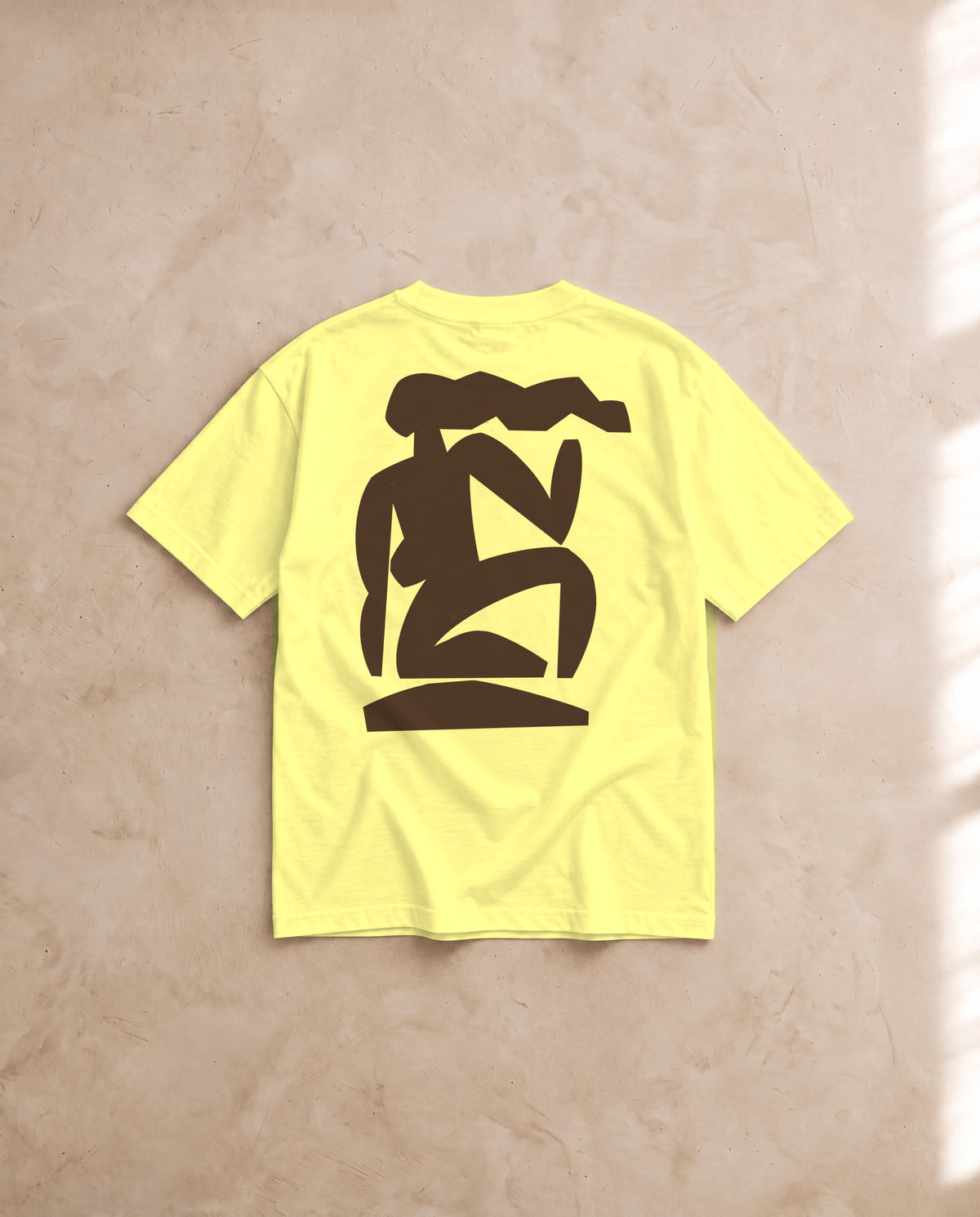 Femme Seated Tee · Mikey Freedom x Tee Cartel · Chocolate Ink