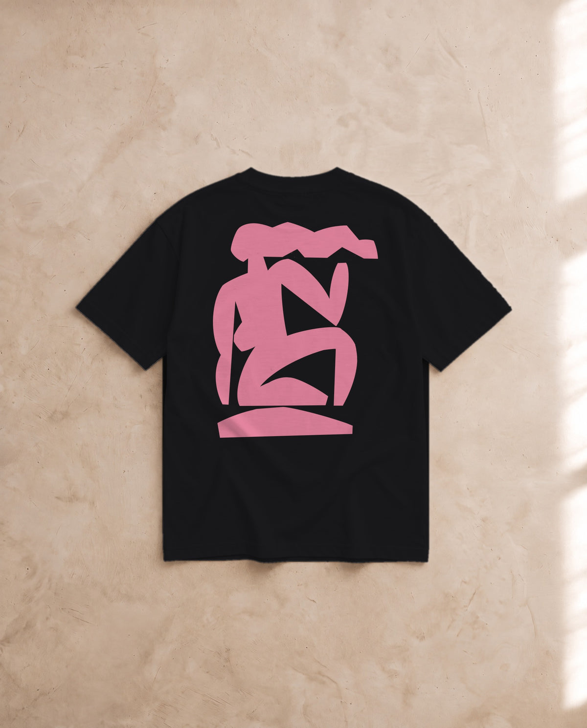 Femme Seated Tee · Mikey Freedom x Tee Cartel · Pink Ink