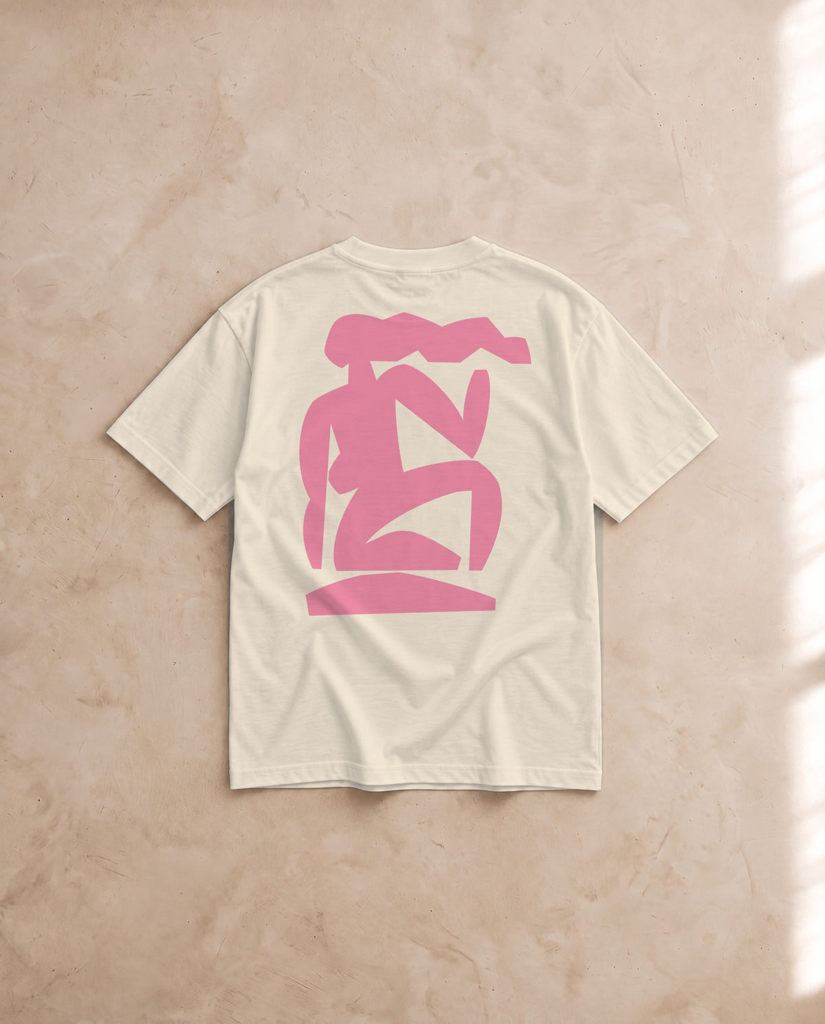 Femme Seated Tee · Mikey Freedom x Tee Cartel · Pink Ink