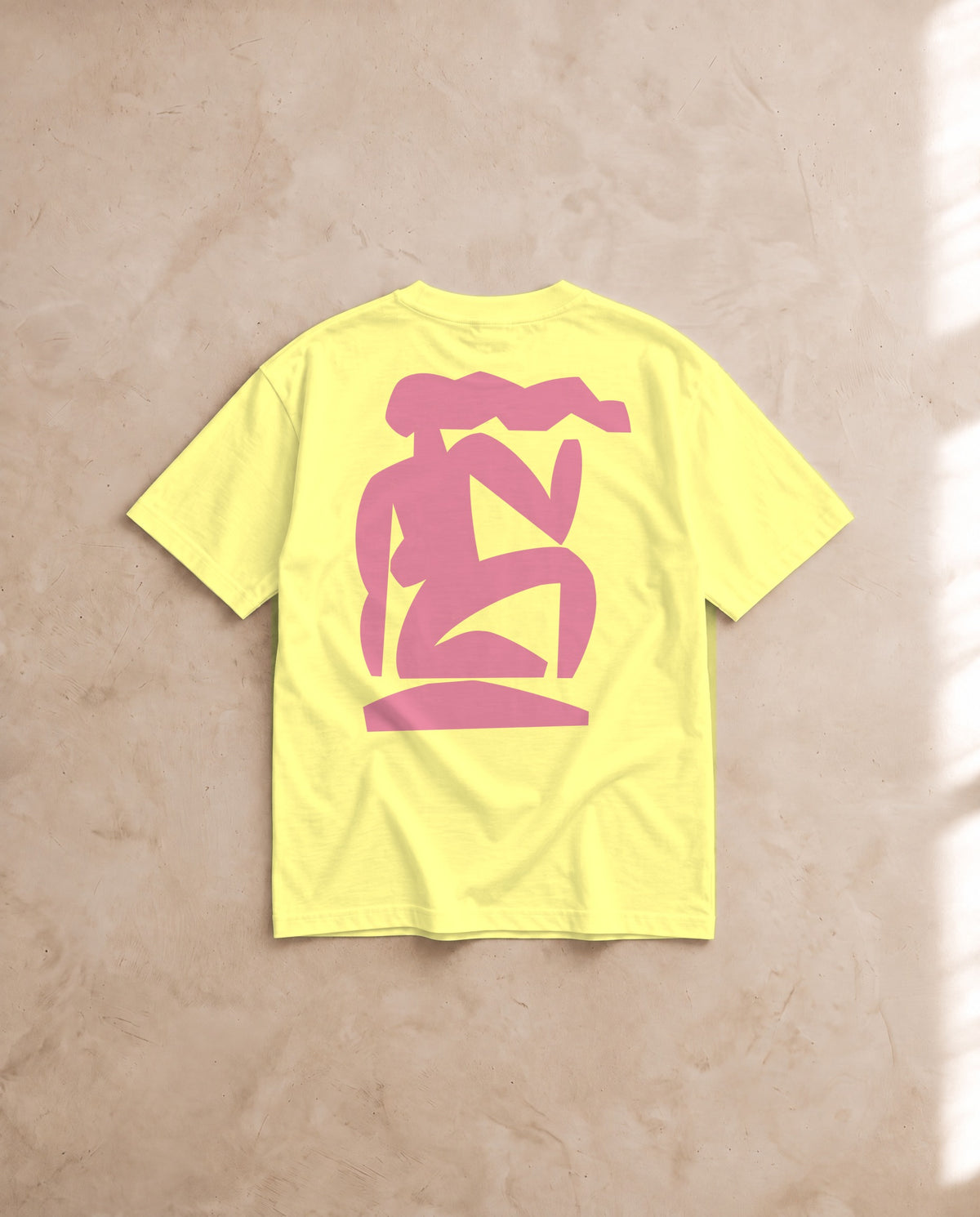Femme Seated Tee · Mikey Freedom x Tee Cartel · Pink Ink