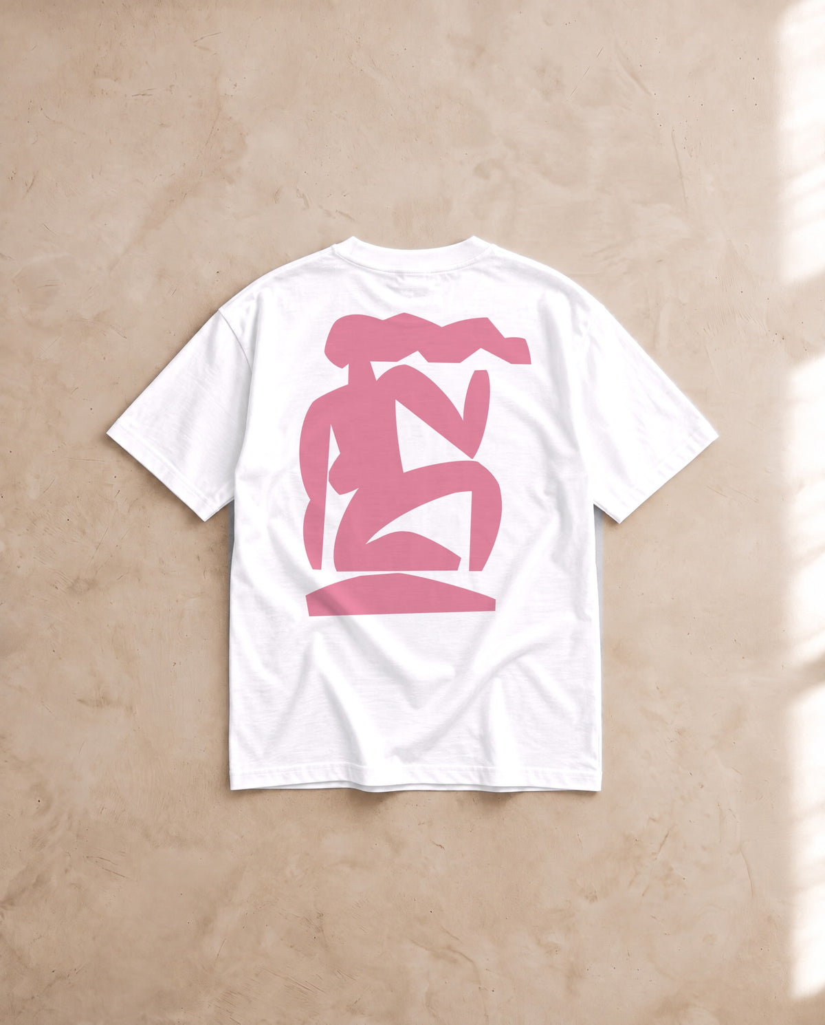Femme Seated Tee · Mikey Freedom x Tee Cartel · Pink Ink