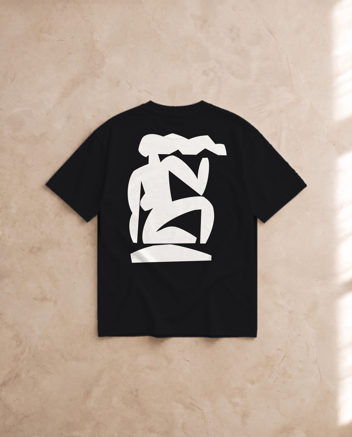 Femme Seated Tee · Mikey Freedom x Tee Cartel · White Ink