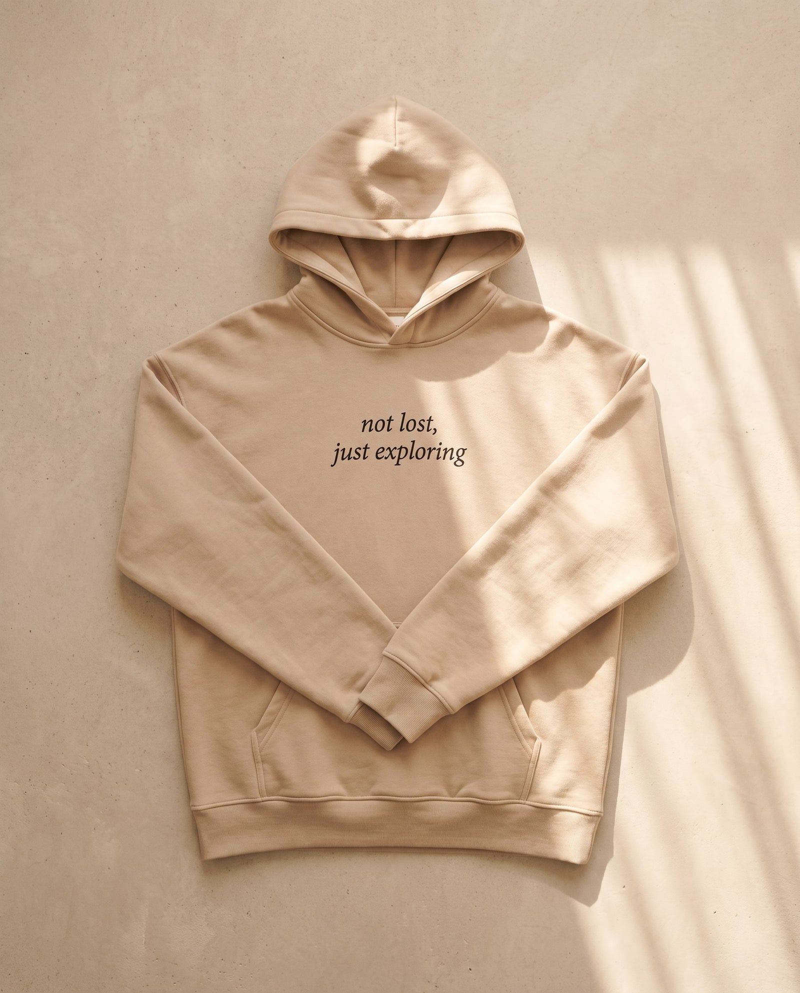 Not Lost, Just Exploring Hoodie