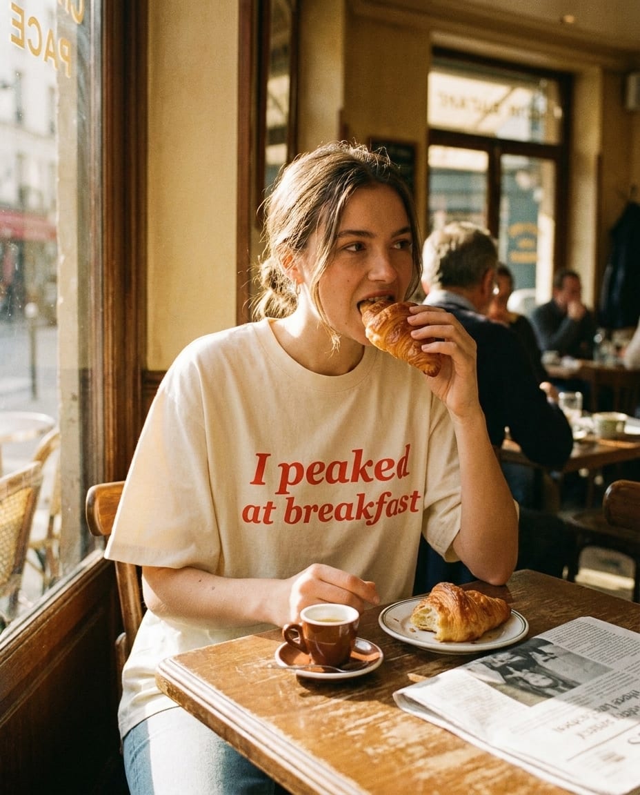 I Peaked At Breakfast Tee