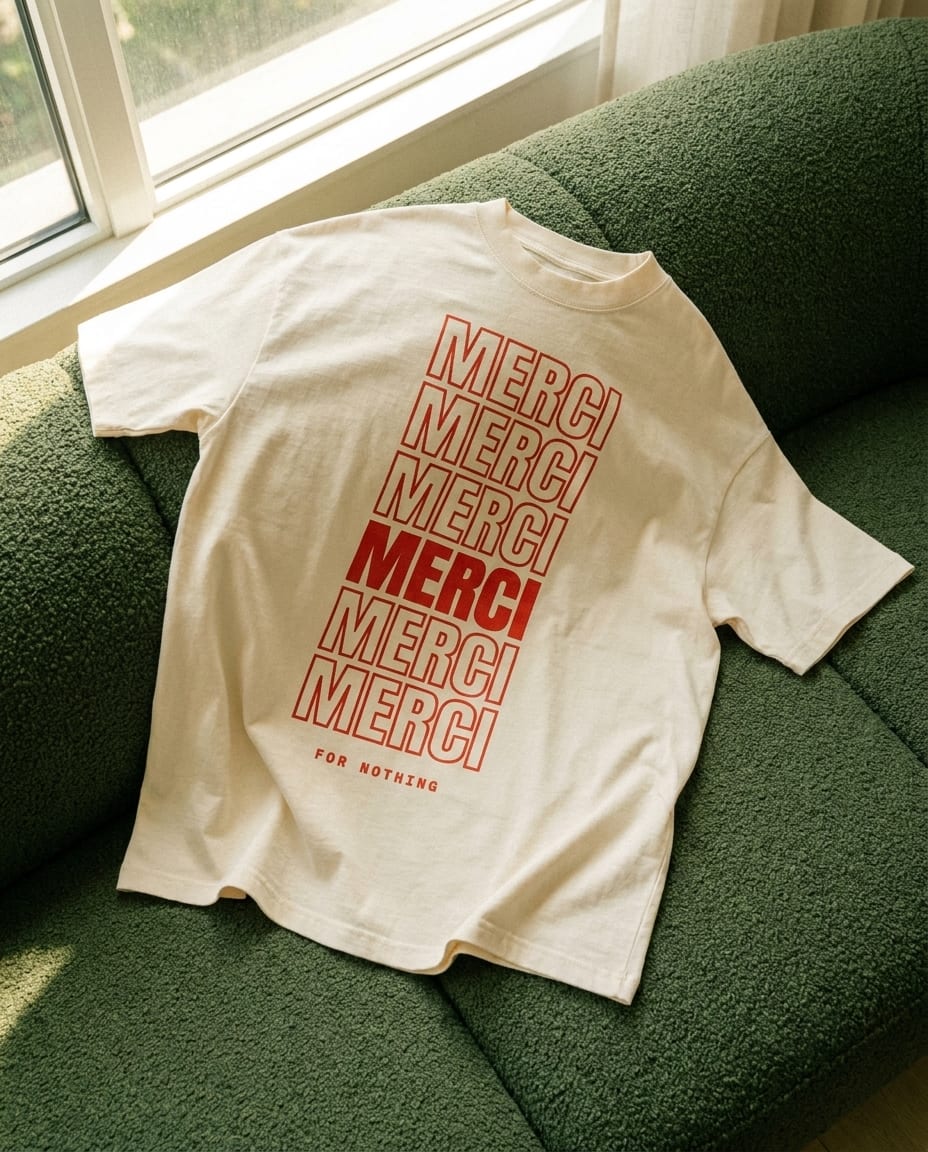 Merci For Nothing Tee