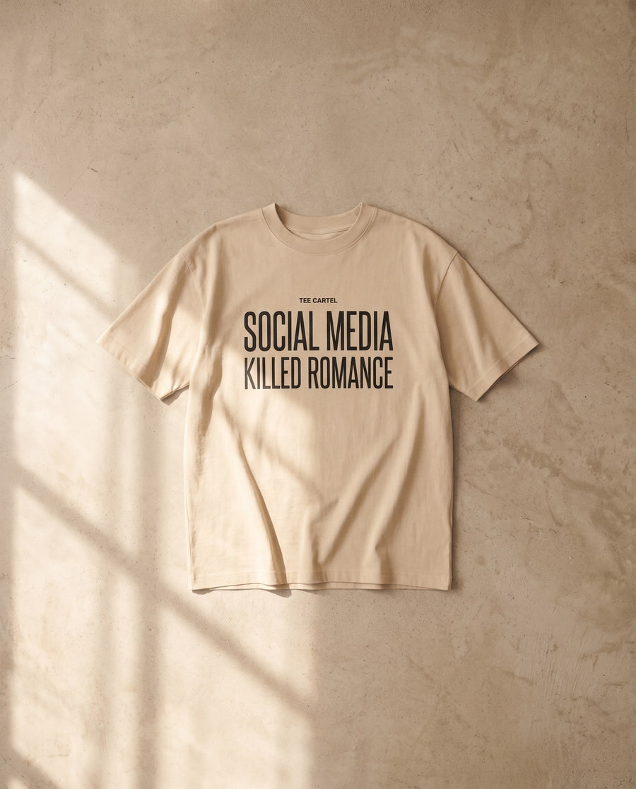 Social Media Killed Romance Tee
