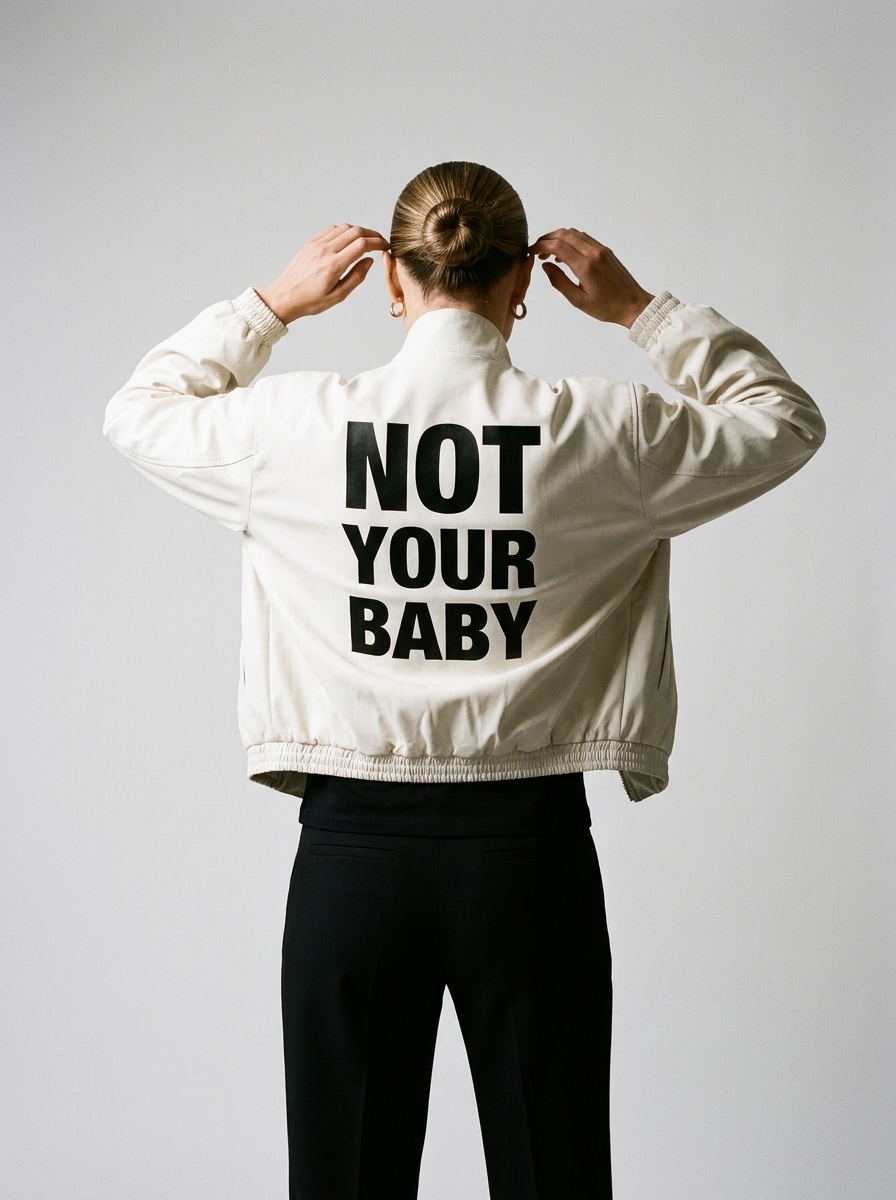 Not Your Baby Bomber Jacket