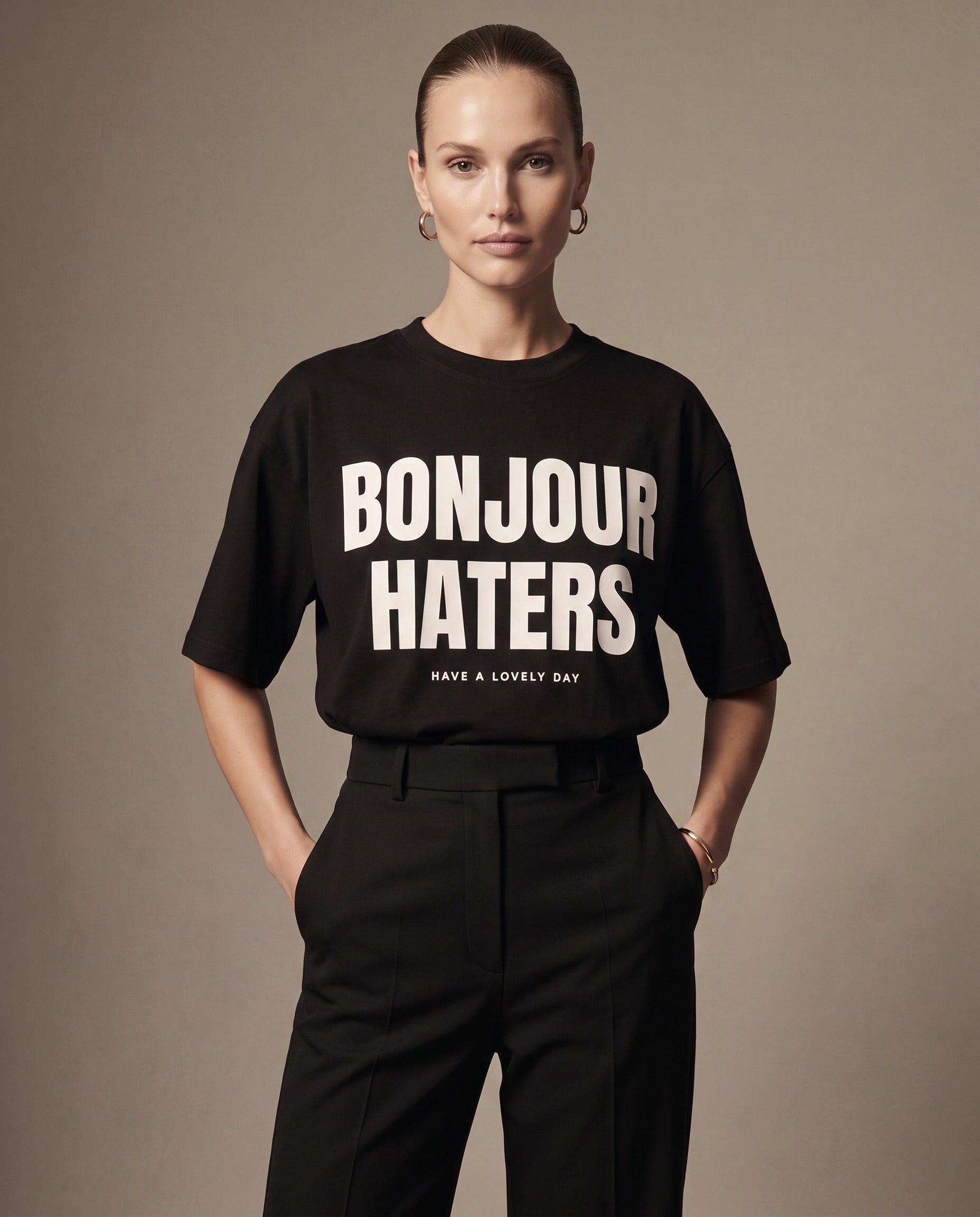 Bonjour Haters Tee